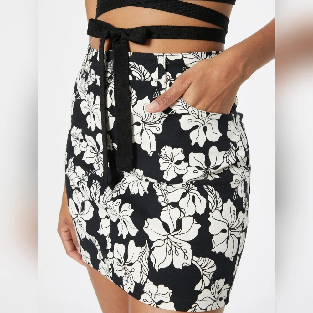 Motel Rocks Floral Skirt